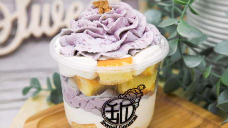 Taro Purple Sweet Potato Cake Cup