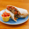 Roasted Mushroom And Sweet Potato Mole Burrito