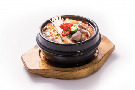 Seafood Silken Tofu Soup Rice]