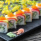 Rainbow Roll (Uramaki)(6 Pcs)