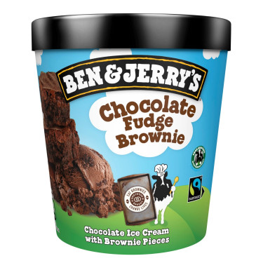 Ben Jerrys Chocolate Fudge Brownie Lody 465 Ml