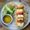 Halloumi Kebab With Rice Or Chips