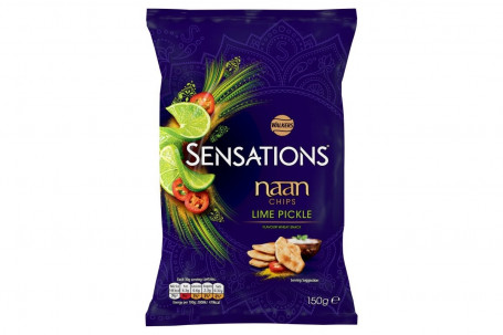 Sensations Limonkowe Chipsy Naan 150G