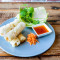 Calamari, Crab, Shrimp Spring Rolls (4 Pieces)