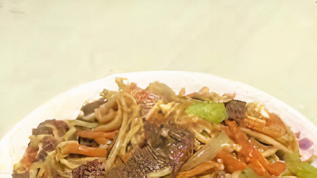 Beef Fried Noodle Niú Ròu Chǎo Miàn