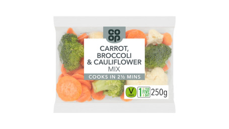 Co-Op Carrot, Broccoli Cauliflower Mix 250G