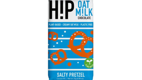 H!P Salty Pretzels Oat M!Lk Chocolate Bar