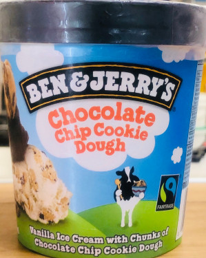 B J Cookie Dough Tub 458Ml