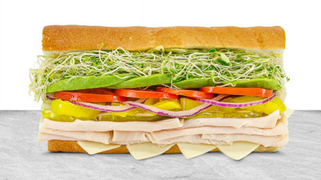 24. Turkey, Avocado, Sprouts And Swiss Sandwich