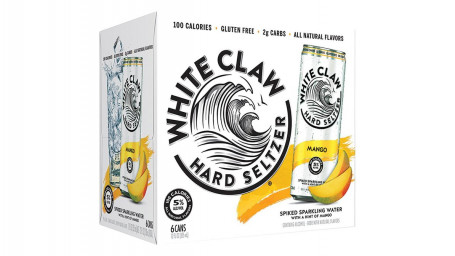 White Claw Hard Seltzer Mango Cans (12 Oz X 6Ct) (Ang.).