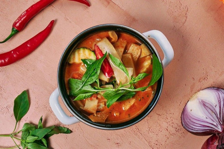 Thai Red Plant-Based Chicken Curry