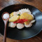 Sautéed Scallop Squid With Pineapple In Sea Salt Lemongrass Olive Oil