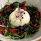 Insalata Di Rucola, Burrata, Pomodorini Ciliegie, Olive Nere E Balsamico