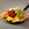 Original Nachos Guacamole And Spicy Tomato Salsa