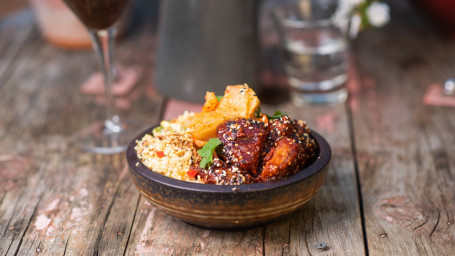 Korean Fried Burger Bowl (Vg)(Gfo)