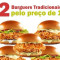 2 Hamburgueres De Frango Por R$ 39,99 (R$ 19,99 Cada)