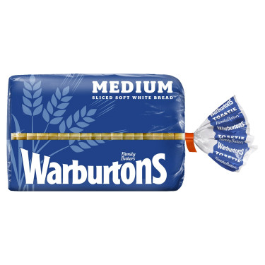 Warburtons Chleb Średni Biały Bochenek 400G