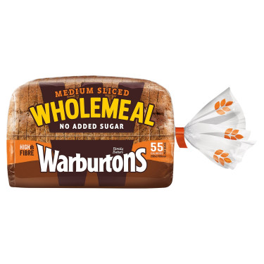 Warburtons Chleb Pełnoziarnisty Średni Bochenek 400 G