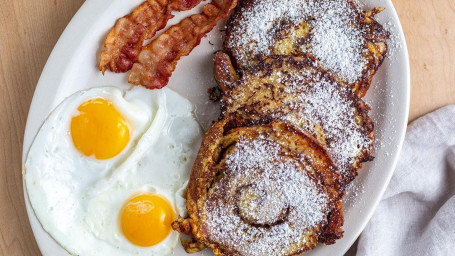 Coco's Cinnamon Roll French Toast Combo