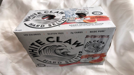 White Claw Ruby Grapefruit Hard Seltzer 6Pk/12Oz