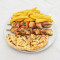 Chicken Souvlaki And Chips