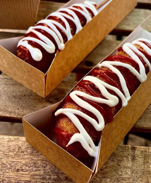 Half Cheese Corn Dog