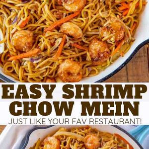 Chow Mein Z Krewetkami