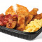 Jumbo Breakfast Platter W/ Bacon With French Toast Sticks (Ang.).