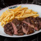 Rib Eye Costata Steak Served With Fries