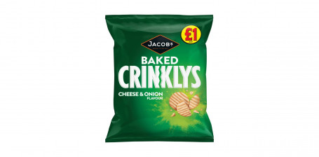 Jacobs Crinklys Cheese Onion Flavour 105G