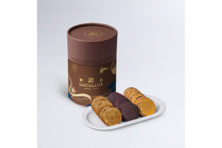 Jiǎo Yuè Xīng Chén Zá Jǐn Báo Cuì Qū Qí (150Kè Luna Beam Assorted Mini O Cookie (150G