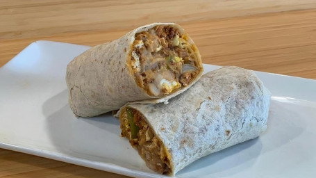 Burrito Ze Stekiem I Jajkami Na Śniadanie