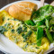 Om6. Spinach And Goat Cheese Omelette