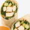 Miso Tofu And Chopped Kale Salad Wrap