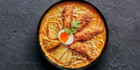 L03 Fried Fish Katong Laksa