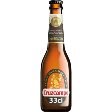 Piwo Cruzcampo, 0,33L