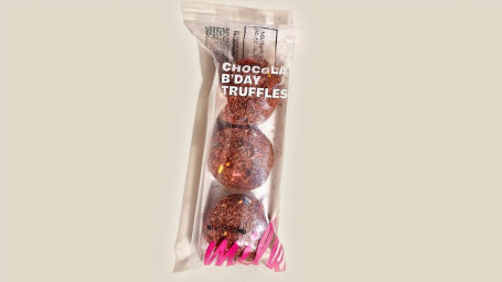 Chocolate B'day Cake Truffles 3 Pack