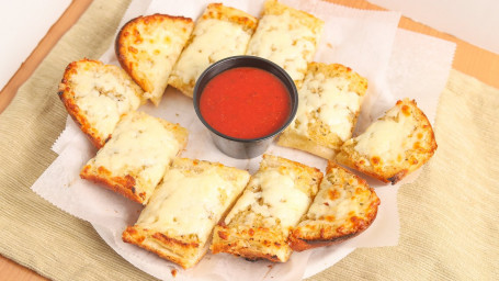 Garlic Bread Strips With Marinara Sauce