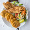 10. Fried Fish With Fried Plantains Garden Salad