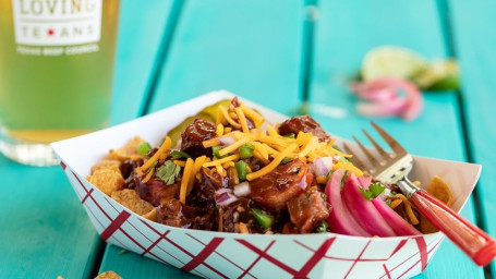 Brisket Sausage Frito Pie