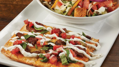 Full Southwest Steak Flatbread Sałatka Duo