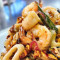 Spicy Seafood Basil Pad Thai